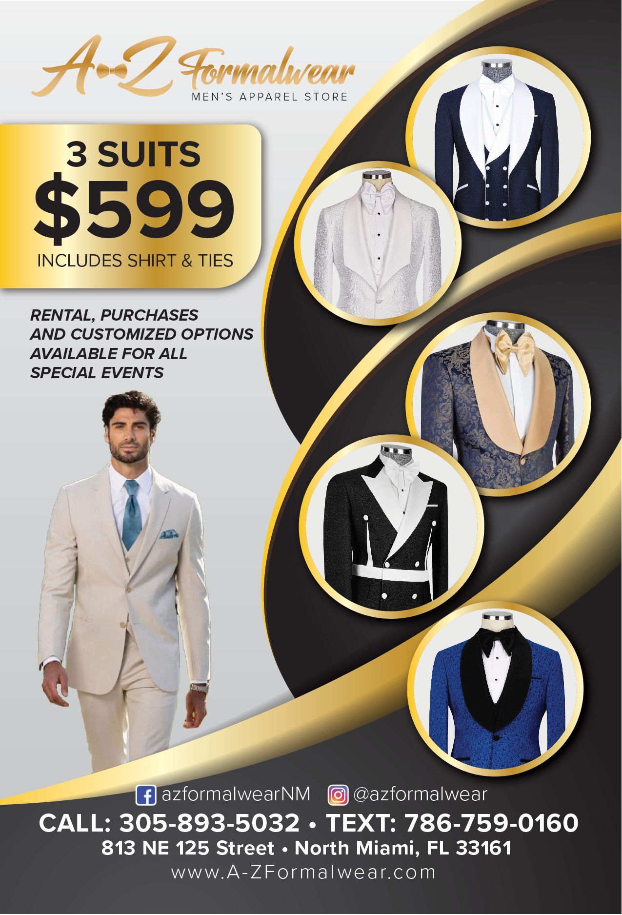 packages formal wear miami florida