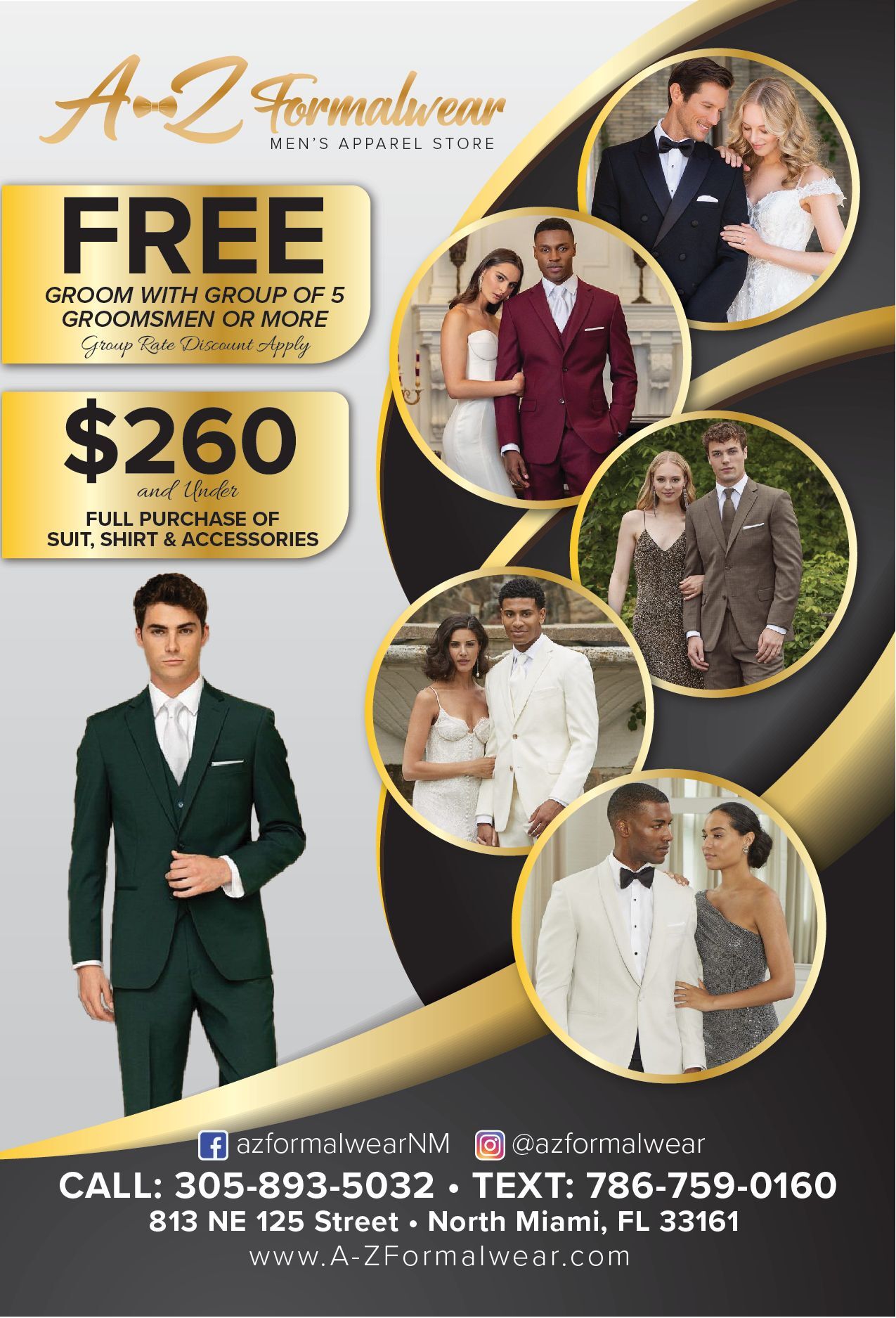 packages formal wear miami florida